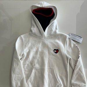Tommy Hilfiger kids white hoodie size S/P 7 years